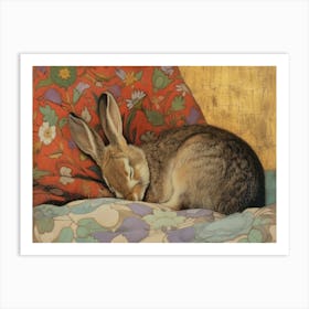 Sleeping Bunny Art Print