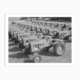 Tractors, Farm Equipment Warehouse, Oklahoma City, Oklahoma By Russell Lee Art Print