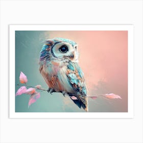 Owl Painting 1 Art Print