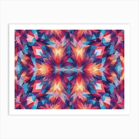 Abstract Geometric Pattern 7 Art Print