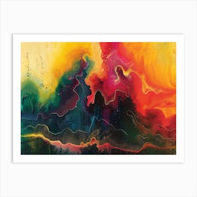 Abstract Painting 206 Art Print