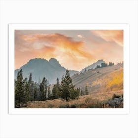 Colorado Wilderness Sunset Art Print