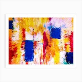 Acrylic Extruded Painting 84 Art Print