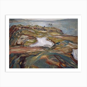 Coastal Landscape, Edvard Munch Art Print