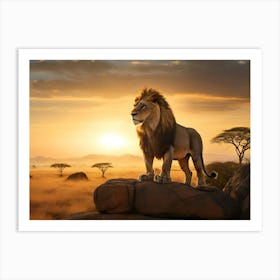 Lion King Paintings Art Print 1 Art Print