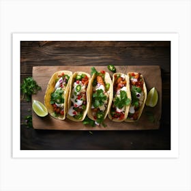 Mexican Tacos 11 Art Print