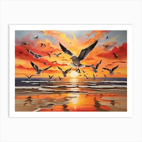 Summer Sunrise Art Print