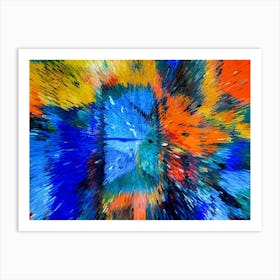 Acrylic Extruded Painting 153 Art Print