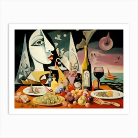 'The Dinner Party' Art Print