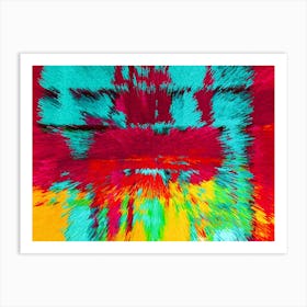 Acrylic Extruded Painting 393 Art Print