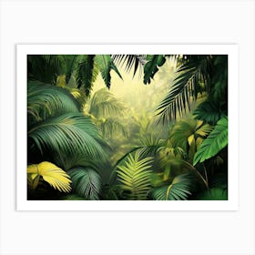 Tropical Jungle 4 Art Print