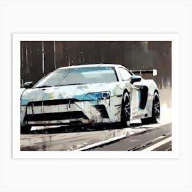 Lamborghini 216 Art Print