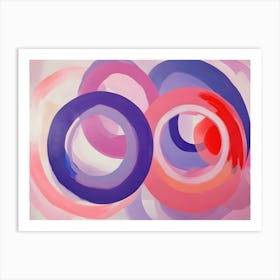 Abstract Circles 10 Art Print