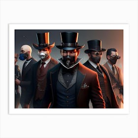 Gangsters 1 Art Print