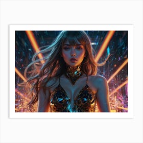 Luminescent Goddess Art Print