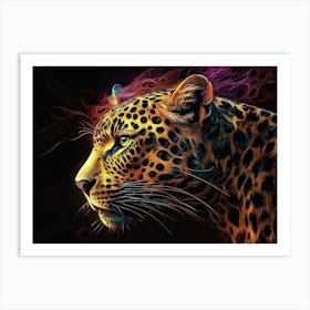 Leopard Animal Abstract 1 Art Print