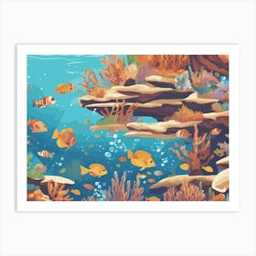 Coral Reef 1 Art Print