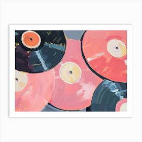 Vinyl Records Art Print