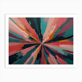 Abstract Burst 1 Art Print