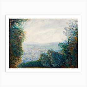 The Auvers Valley On The Oise River, Pierre Auguste Renoir Art Print