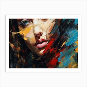 Portrait Of A Woman 19 Art Print