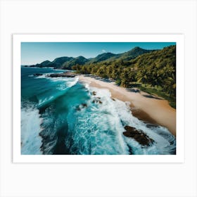 Tropical Beach 1 Art Print