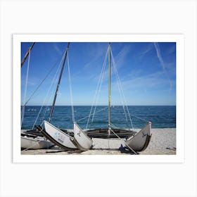 Catamaran On The beach Art Print