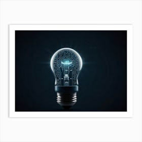 Light Bulb Art Print