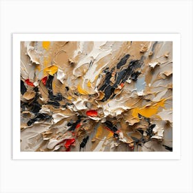 Default Abstract Expressionism Oil 4k 2 Art Print