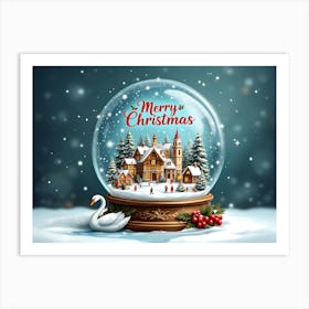 Snow Globe 2 Art Print