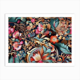 Floral Pattern 2 Art Print