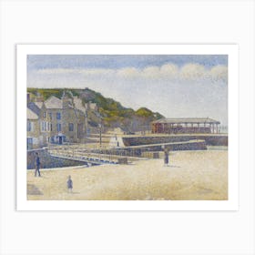 Georges Seurat S Port En Bessin (1888), Georges Seurat Art Print