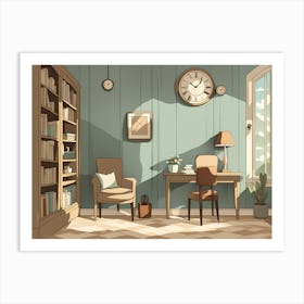 Office Room Art Print