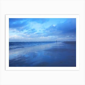 Beach At Sunrise Art Print