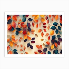 Autumn Leaves 2 Art Print