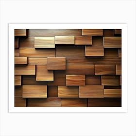 Wooden Wall 2 Art Print