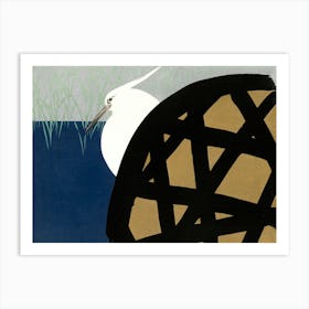 White Heron (1909), Kamisaka Sekka Art Print