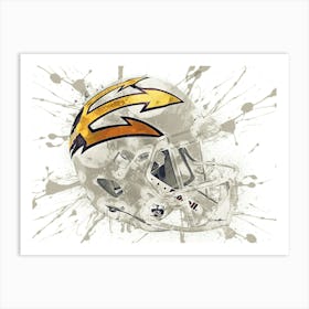 Arizona State Sun Devils NCAA Helmet Poster Art Print