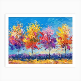 Autumn Trees 36 Art Print