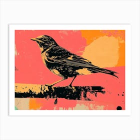 Bird On A Branch 6 Art Print