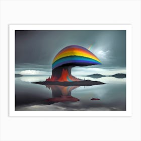 Rainbow Island Art Print