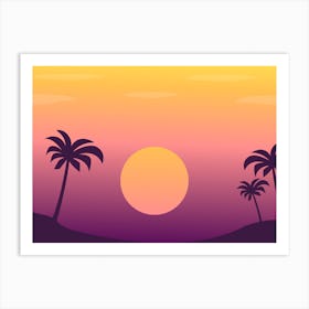 Sunset 6 Art Print