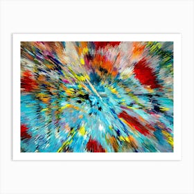 Acrylic Extruded Painting 472 Art Print