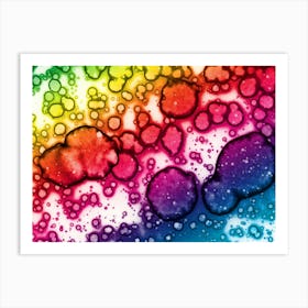 A Colorful Rainbow Art Print