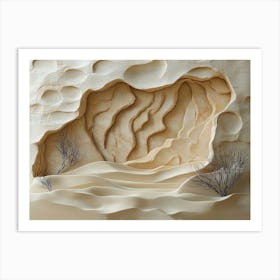 Sand Sculpture Art Print