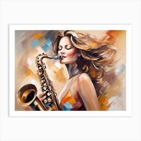 Saxophone Art Print