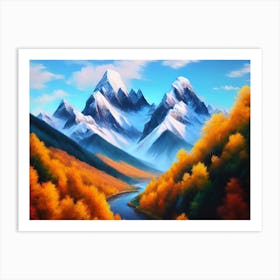 Mountain Scene 3 Art Print