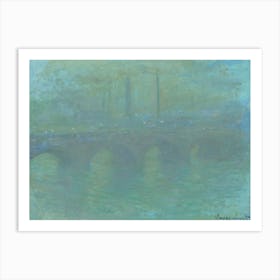 Waterloo Bridge, London, At Dusk (1904), Claude Monet Art Print
