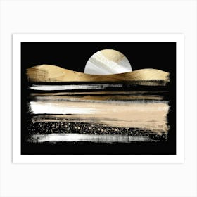 Gold Canvas Print 4 Art Print