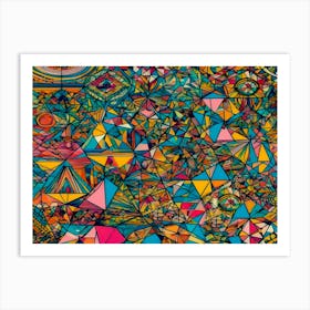 Versatility Psychedelic Art Art Print